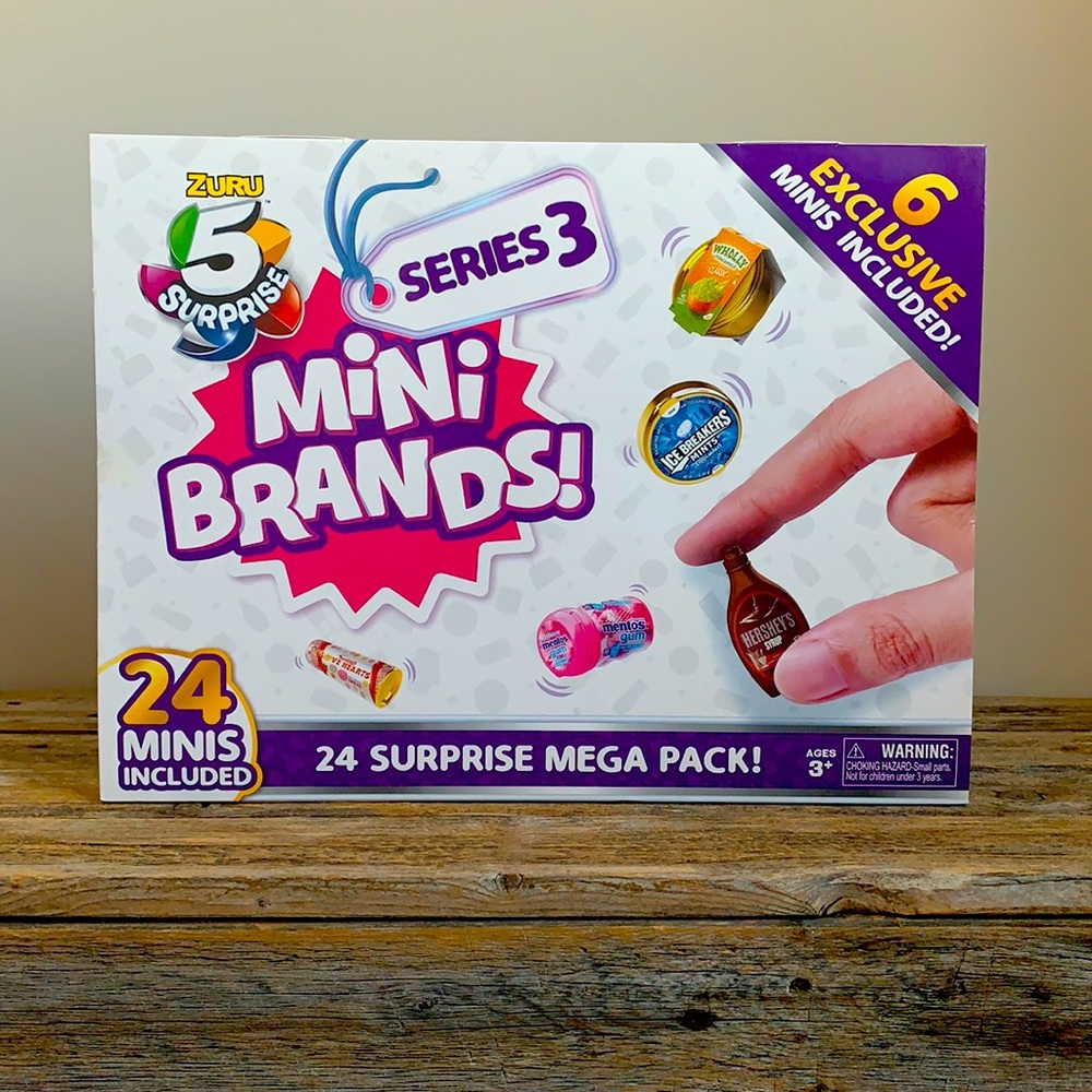 Zuru 5 Surprise Mini Brands Series 3 Advent Calendar/24 Surprise Mega Pack